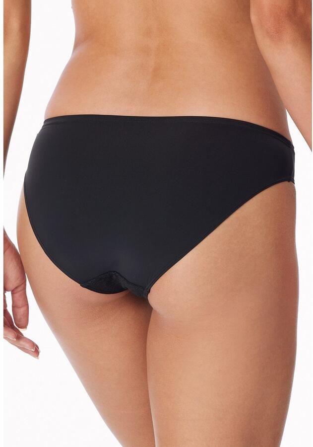 Schiesser Rio-slip Air niet-doorschijnend kanten inzetstuk zacht microvezel