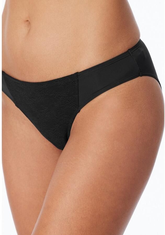 Schiesser Rio-slip Air niet-doorschijnend kanten inzetstuk zacht microvezel - Foto 2