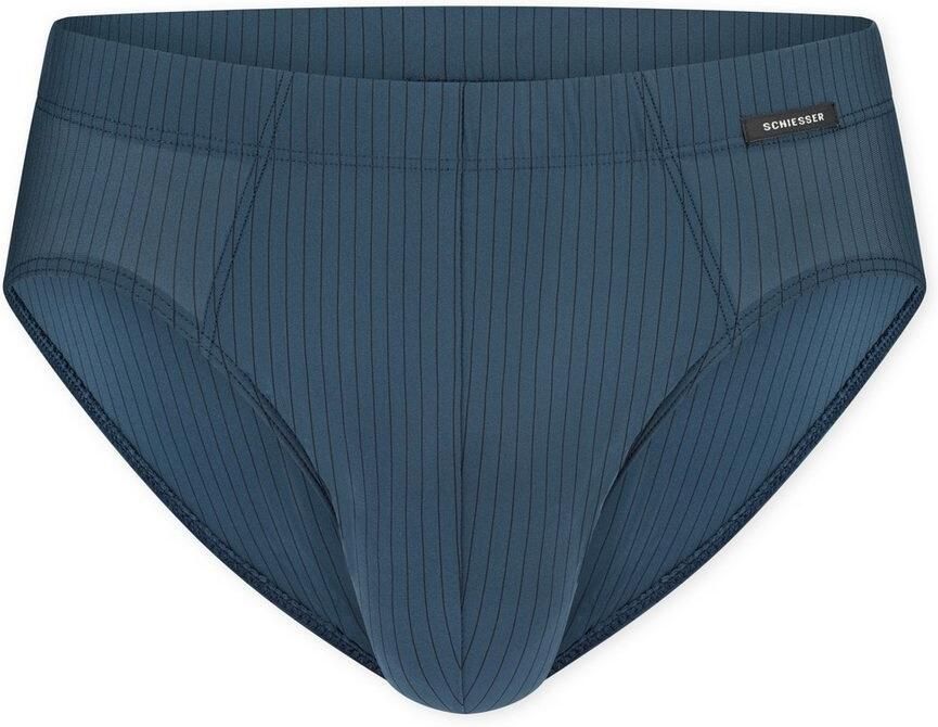 Schiesser Rio-slip Pure Micro zonder ingreep zonder storende zijnaden gestreept