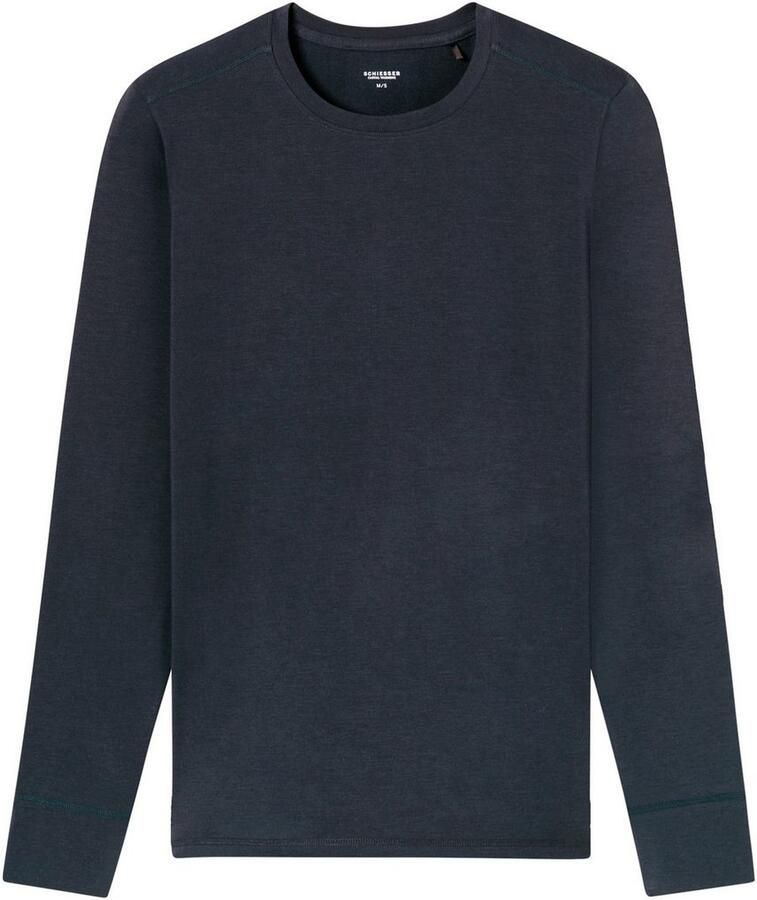 Schiesser Shirt met lange mouwen Casual Warming