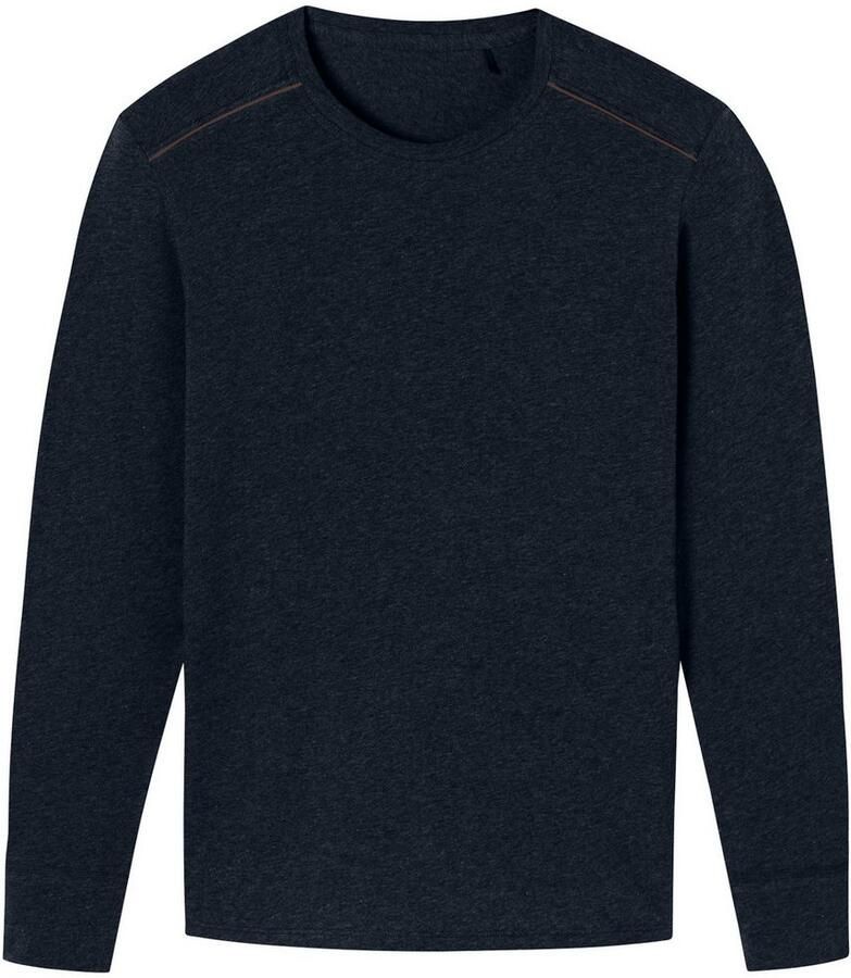 Schiesser Shirt met lange mouwen Comfort fit kleurgecodeerde naden lange mouwen