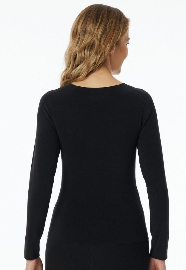 Schiesser Shirt met lange mouwen INVISIBLE SOFT WARMING met open gesneden randen en platte naden - Foto 3