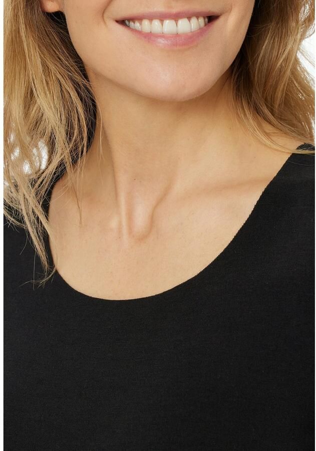 Schiesser Shirt met lange mouwen INVISIBLE SOFT WARMING met open gesneden randen en platte naden - Foto 2