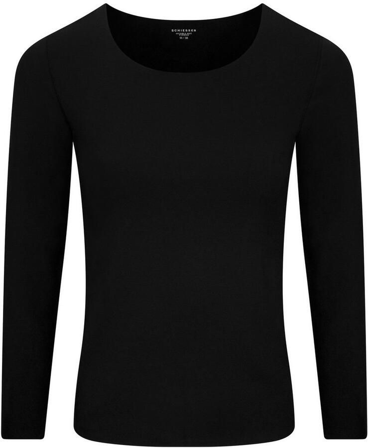 Schiesser Shirt met lange mouwen INVISIBLE SOFT WARMING platte naden verwar d lange mouwen