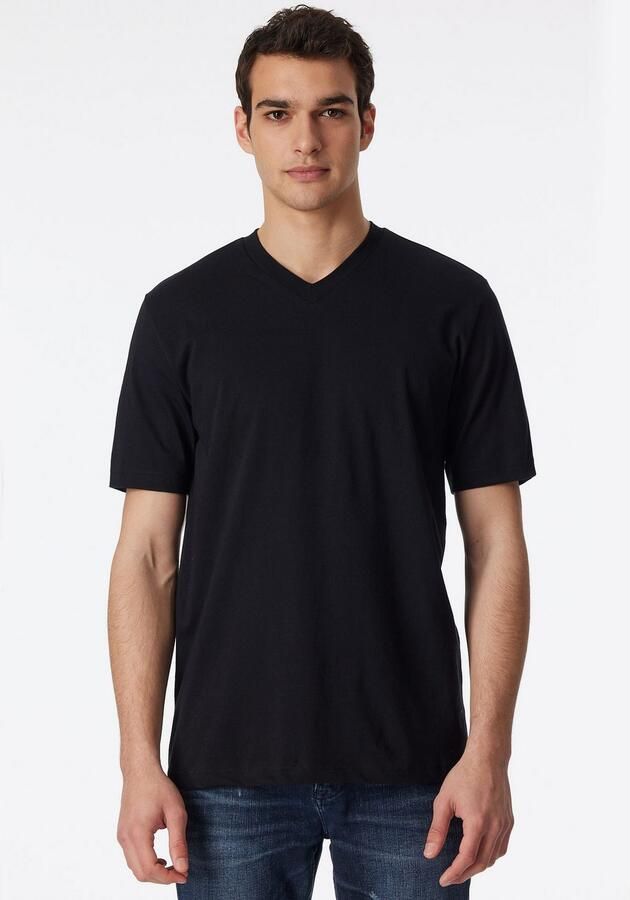 Schiesser Shirt met V-hals Essentials (2-delig Set van 2) - Foto 2