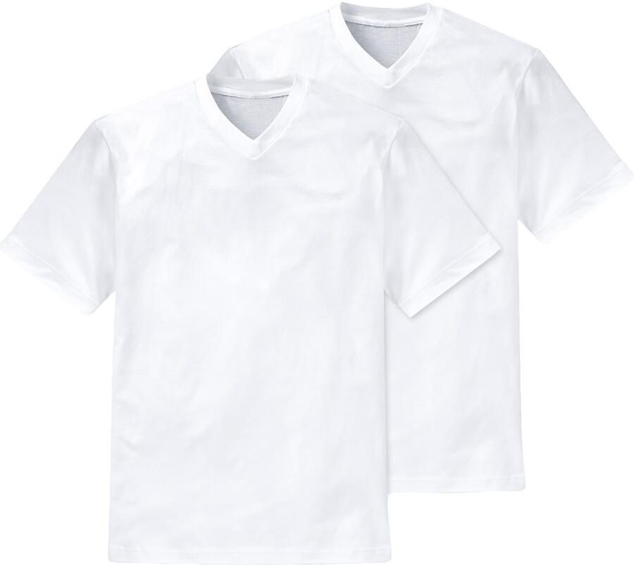 Schiesser Shirt met V-hals Essentials (2-delig Set van 2) - Foto 4