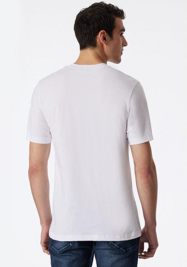 Schiesser Shirt met V-hals Essentials (2-delig Set van 2)