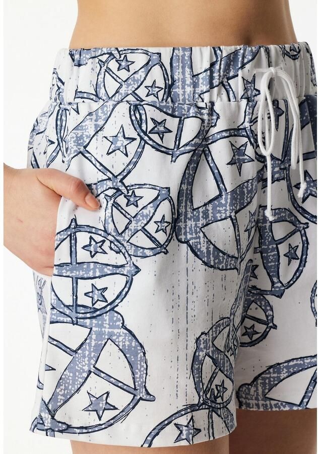 Schiesser Short 150 YEARS zijdelingse zakken wijde pijp katoen bindkoord