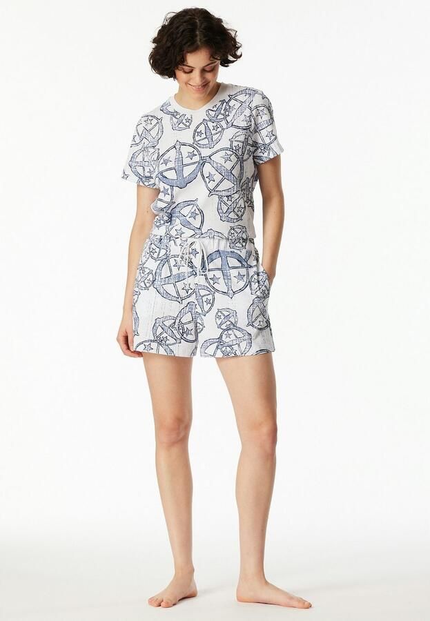 Schiesser Short 150 YEARS zijdelingse zakken wijde pijp katoen bindkoord - Foto 5