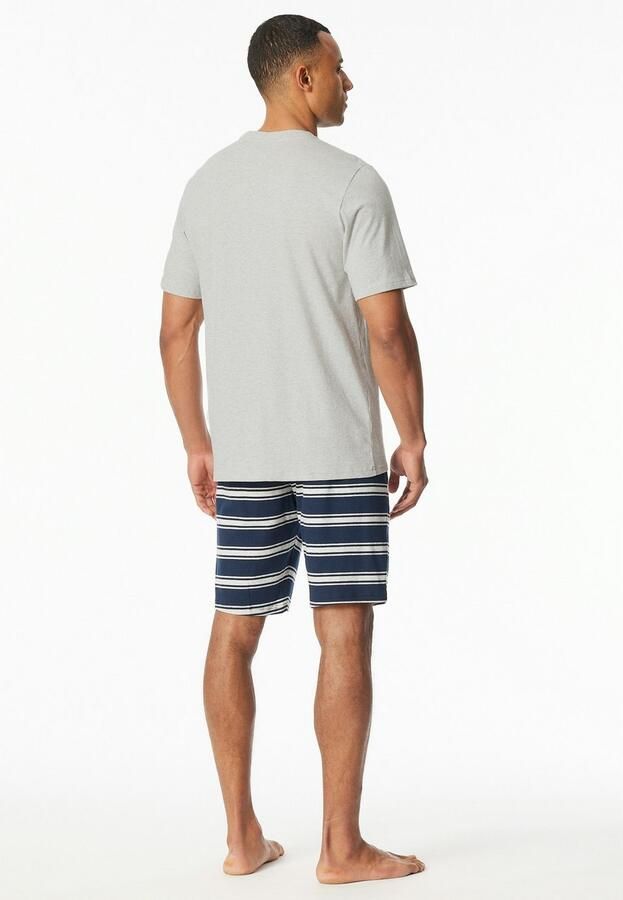 Schiesser Shortama Casual Nightwear Shirt met functionele knoopsluiting (2-delig) - Foto 4