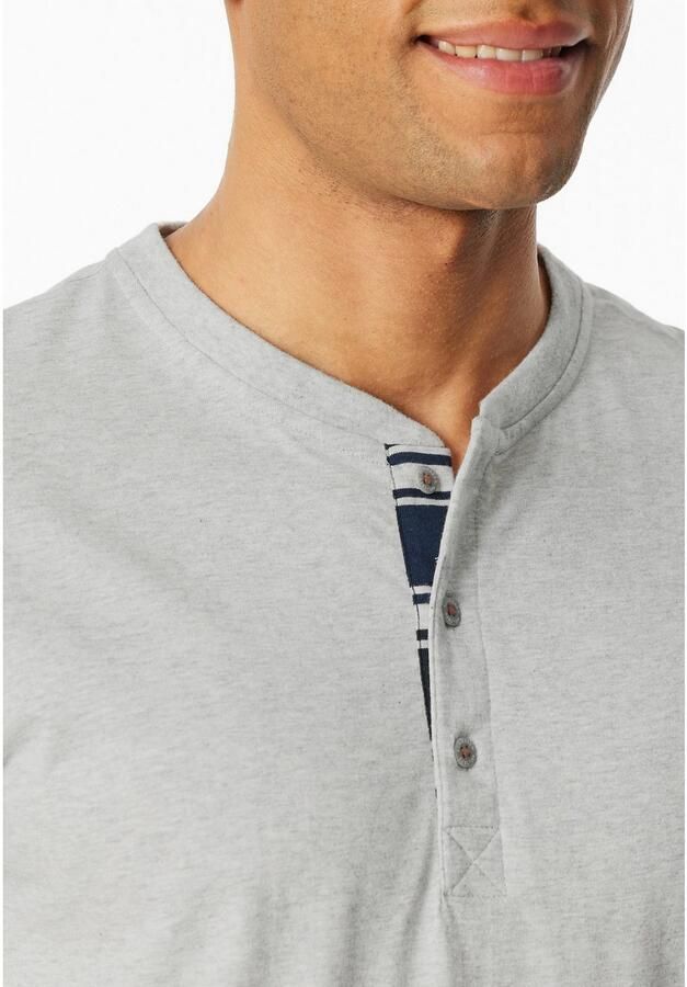 Schiesser Shortama Casual Nightwear Shirt met functionele knoopsluiting (2-delig) - Foto 3