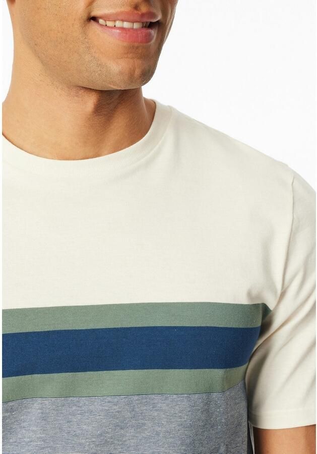 Schiesser Shortama Casual Nightwear Shorts in uni met bindband aan de tailleband (2-delig) - Foto 2