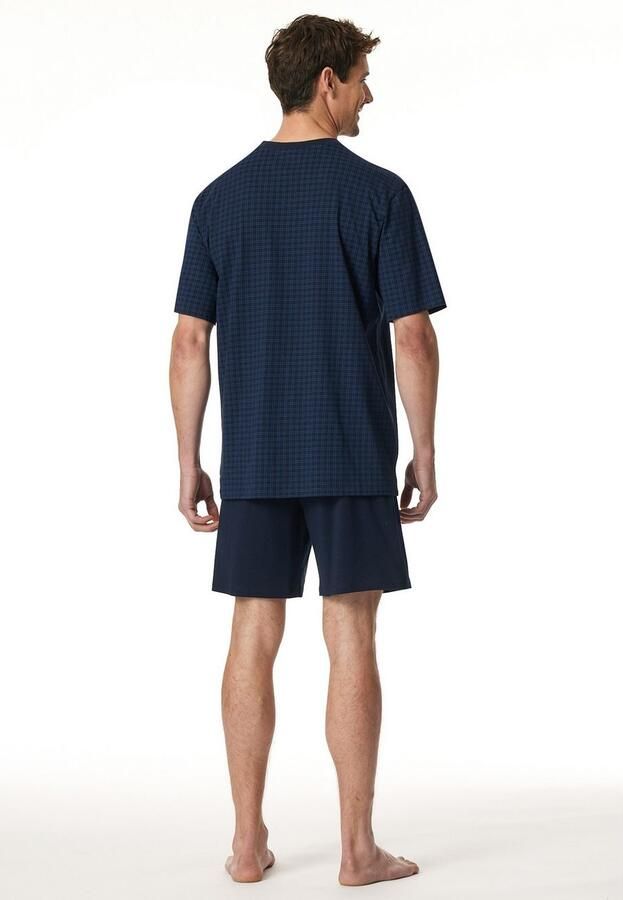 Schiesser Shortama Comfort Essentials Borstzak V-hals korte mouw katoen (2-delig) - Foto 3