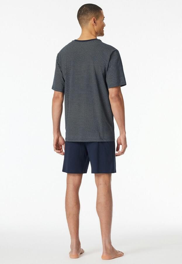 Schiesser Shortama Comfort Essentials met bovenkant gedessineerd (2-delig) - Foto 3