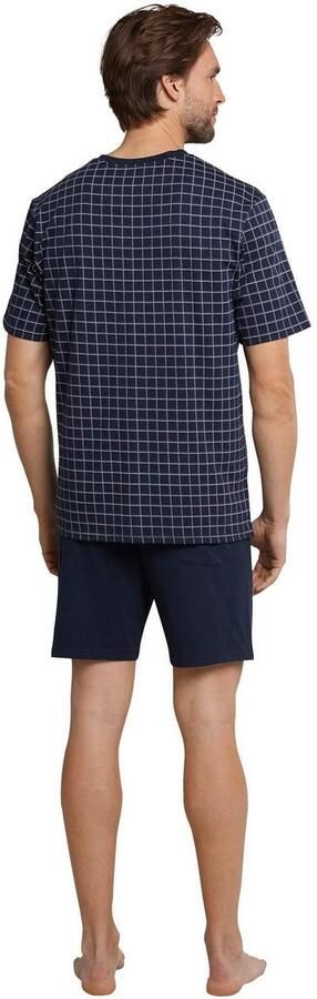 Schiesser Shortama Dark sapphire met aangenaam zachte single-jersey kwaliteit (2-delig 1 stuk) - Foto 6