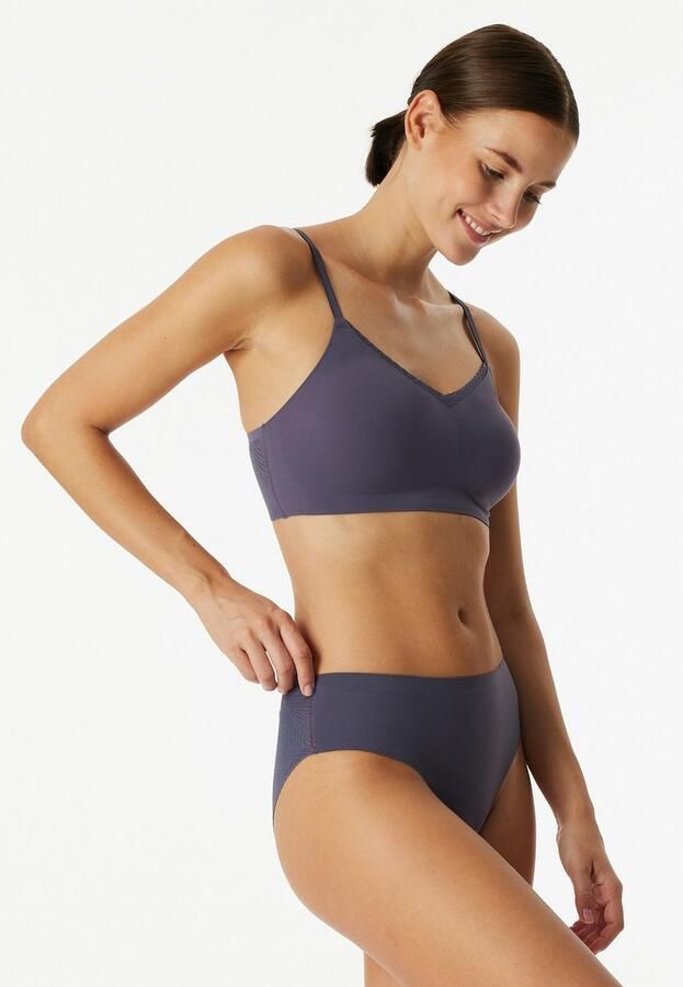 Schiesser Slip Invisible Soft Lace Single jersey lasercut-afwerkingen kantinzet achter (0) - Foto 6