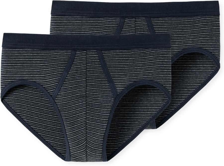 Schiesser Slip Original Classics met contrasterend streepjespatroon (Set van 2) - Foto 6