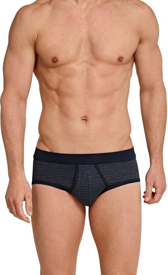 Schiesser Slip Original Classics met contrasterend streepjespatroon (Set van 2) - Foto 4