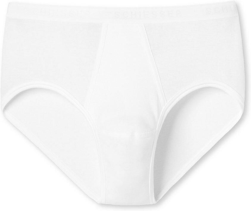 Schiesser Slip Original Classics met ingreep fijnrib zonder storende zijnaden