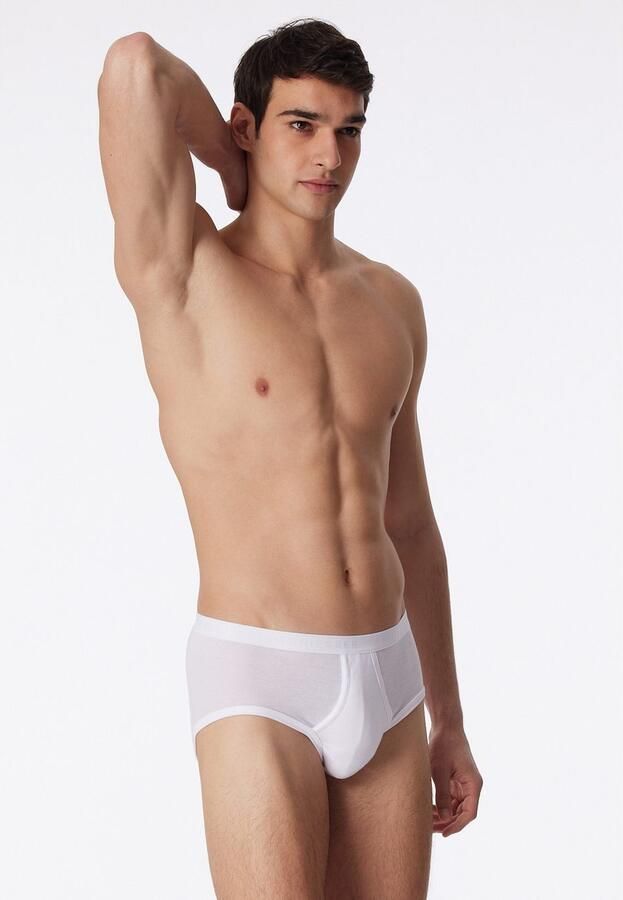 Schiesser Slip Original Classics met ingreep fijnrib zonder storende zijnaden - Foto 4