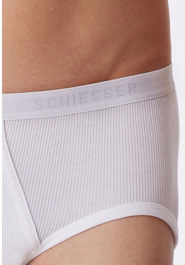 Schiesser 5=4 Original slip doppelripp wit 2-pack
