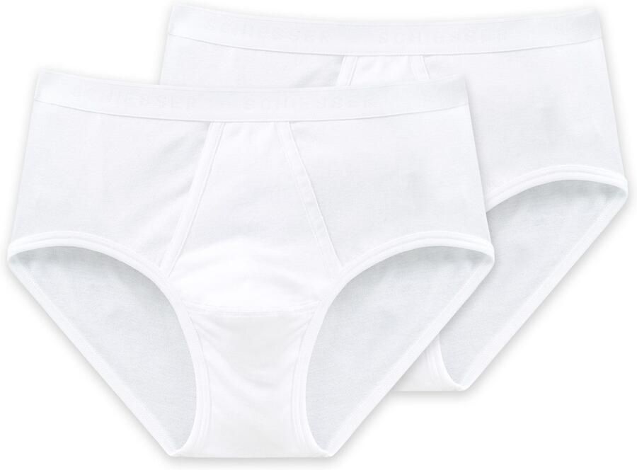 Schiesser Slip van katoen in een set van 2 stuks - Foto 5