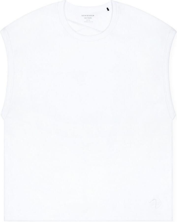 Schiesser T-shirt 150 YEARS wijde armuitsnijdingen kastvormige snit