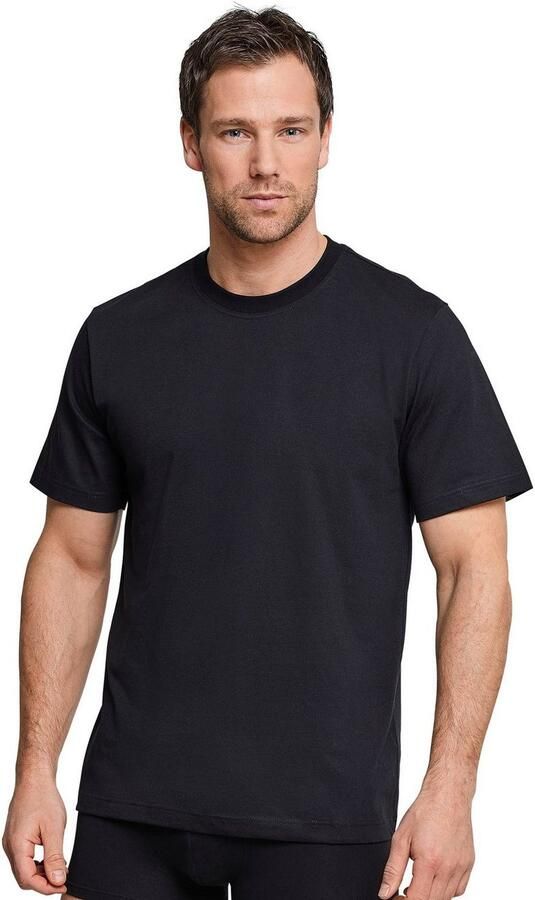 Schiesser T-shirt Essentials met een ronde hals (Set van 2) - Foto 6