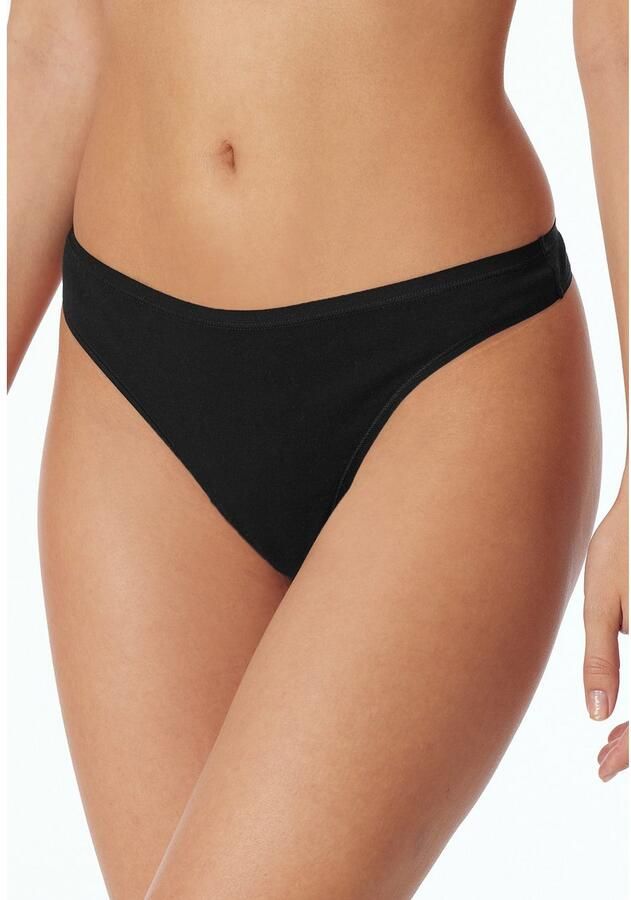 Schiesser T-string 95 5 met bijzonder platte naden (2 stuks Set van 2)