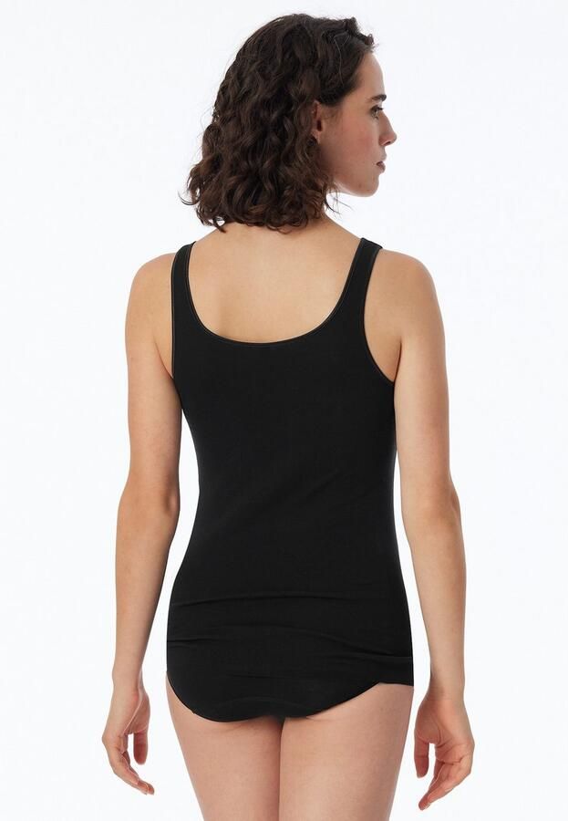 Schiesser Tanktop LUXURY diepe ronde halslijn zonder storende zijnaden - Foto 4