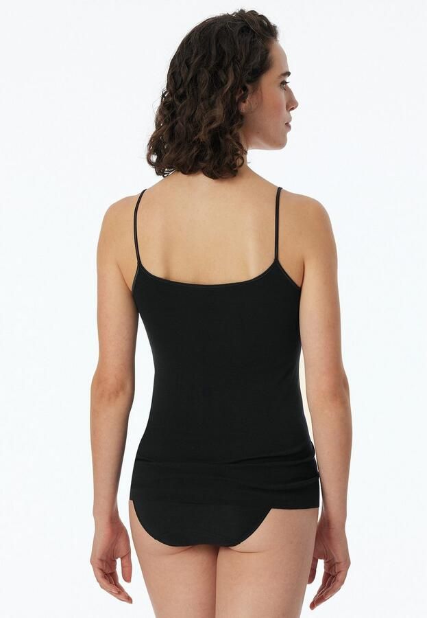 Schiesser Top met spaghettibandjes LUXURY zonder storende zijnaden smalle bandjes extra platte uiteinden - Foto 3