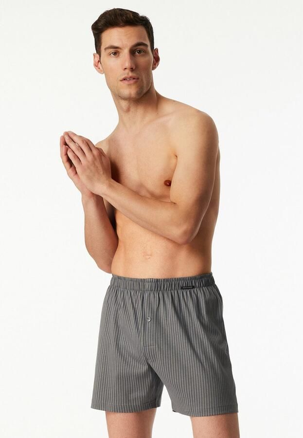 Schiesser Wijde boxershort Boxershorts Multipacks ideaal als cadeau met gulp (Set van 2) - Foto 3