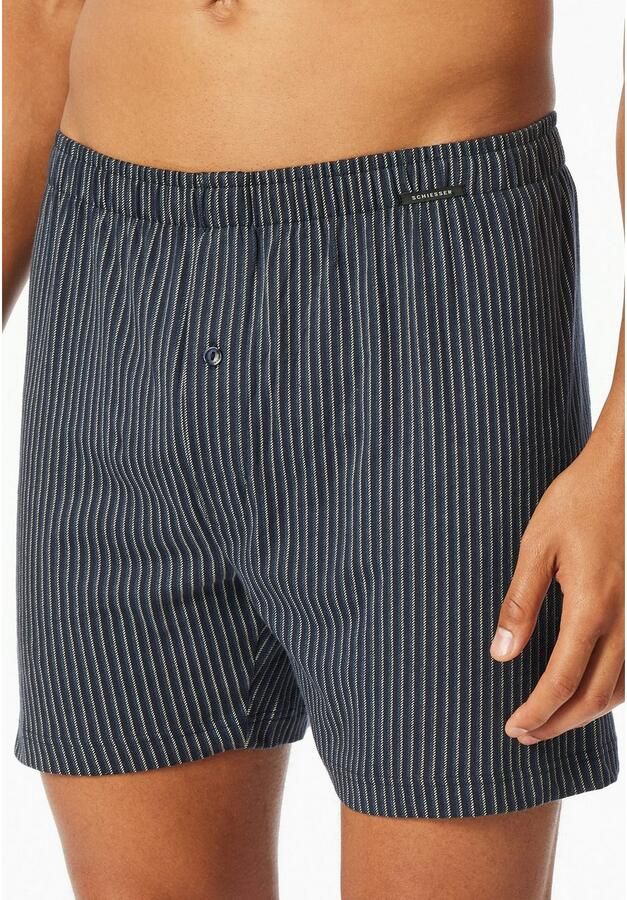 Schiesser Wijde boxershort Boxershorts Multipacks ideaal als cadeau met gulp (Set van 2) - Foto 2