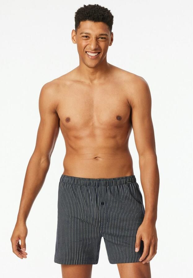 Schiesser Wijde boxershort Boxershorts Multipacks ideaal als cadeau met gulp (Set van 2) - Foto 4