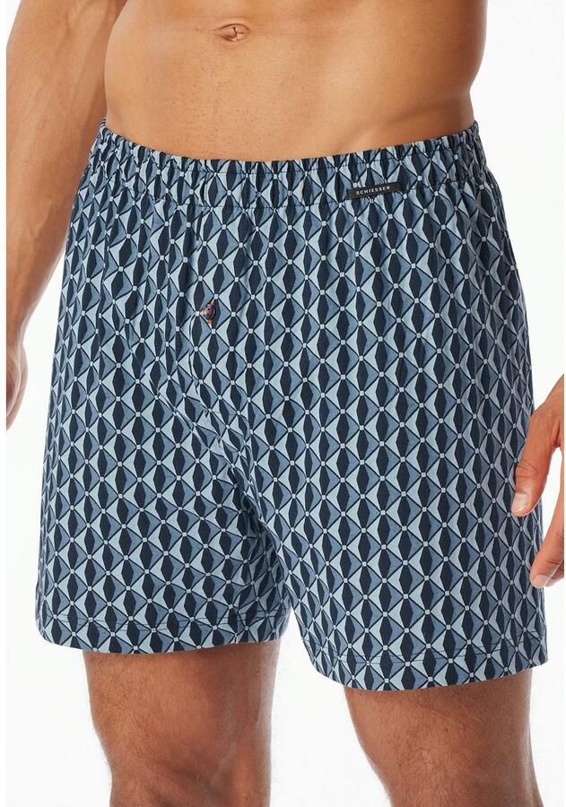 Schiesser Wijde boxershort Boxershorts Multipacks ideaal als cadeau met gulp (Set van 2)