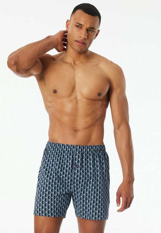 Schiesser Wijde boxershort Boxershorts Multipacks ideaal als cadeau met gulp (Set van 2) - Foto 4