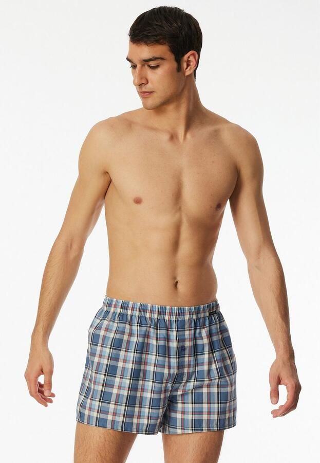 Schiesser Wijde boxershort Boxershorts Multipacks met gulp elastische band (Set van 2) - Foto 5