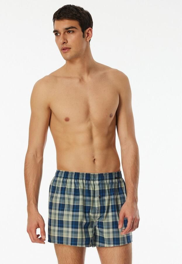 Schiesser Wijde boxershort Boxershorts Multipacks met gulp elastische band (Set van 2) - Foto 4