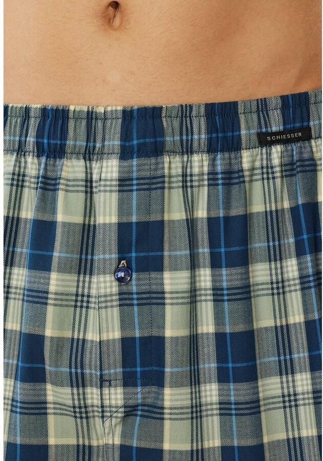 Schiesser Wijde boxershort Boxershorts Multipacks met gulp elastische band (Set van 2) - Foto 2