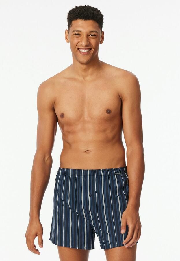 Schiesser Wijde boxershort Boxershorts Multipacks met gulp elastische band (Set van 2) - Foto 3