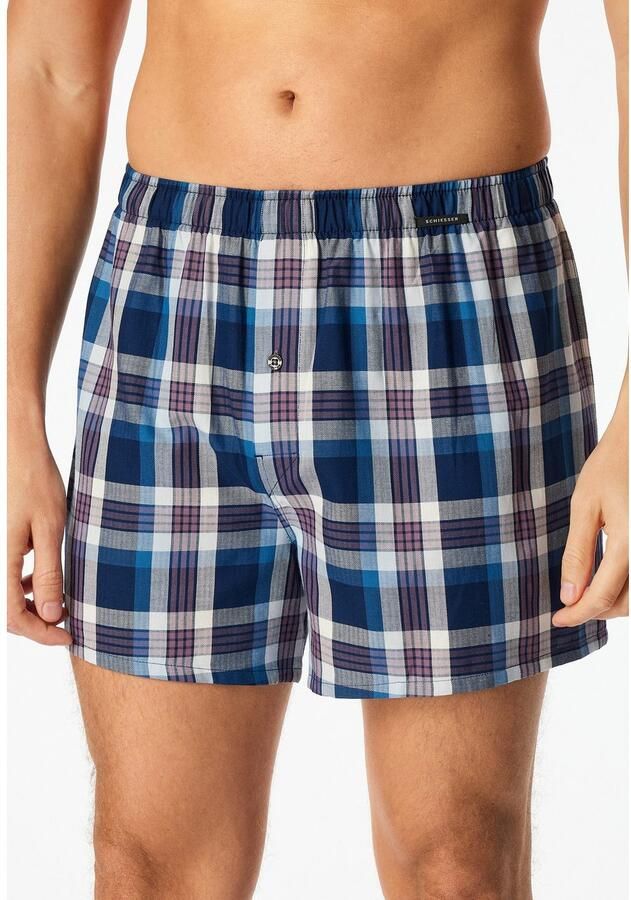 Schiesser Boxershort met elastische band in een set van 2 stuks