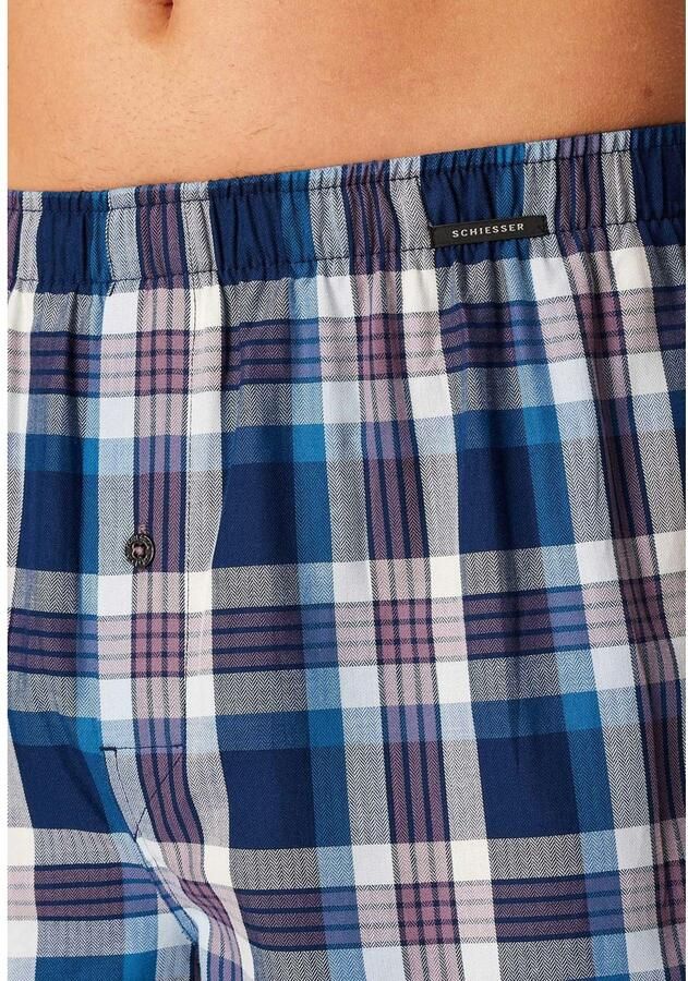 Schiesser Boxershort met elastische band in een set van 2 stuks - Foto 2