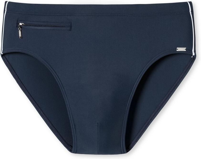 Schiesser Zwembroek Nautical Casual met extra platte ritszak - Foto 3