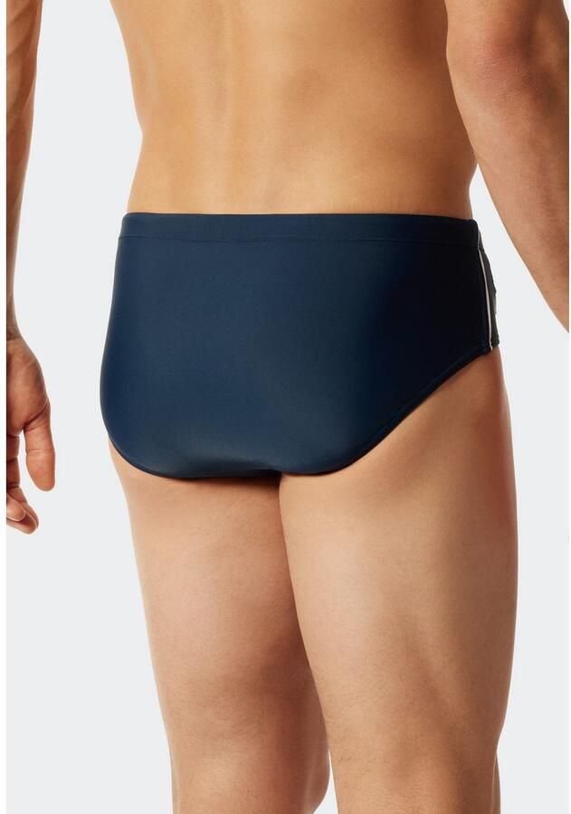 Schiesser Zwembroek Nautical Casual met extra platte ritszak