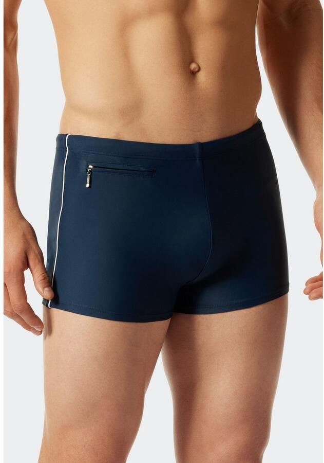 Schiesser Zwembroek Nautical Casual met strepen opzij