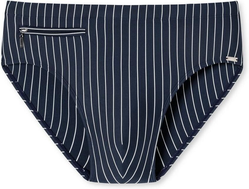 Schiesser Zwembroek Nautical Casual met witte strepen - Foto 4