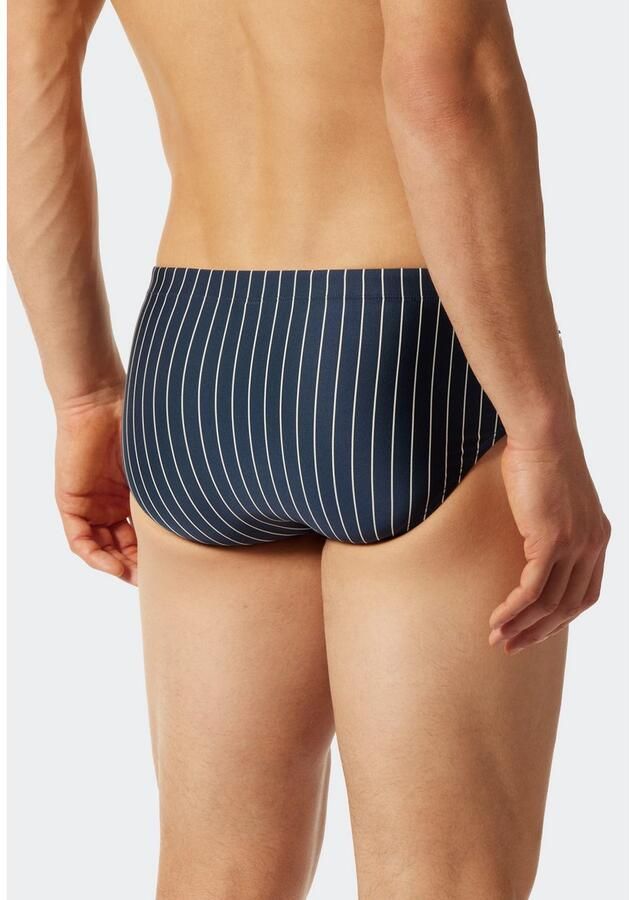 Schiesser Zwembroek Nautical Casual met witte strepen - Foto 2