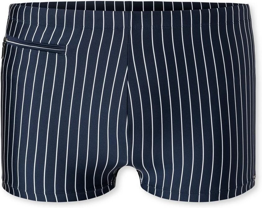 Schiesser Zwemshort Nautical Casual Binnenslip kleine zak met ritssluiting gestreept - Foto 6
