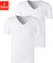 Schiesser 2-pack t-shirt ondergoed aanbieding wit effen - Thumbnail 2