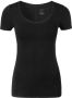Schiesser Personal fit T-shirt van mix van katoen en elastaan - Thumbnail 1